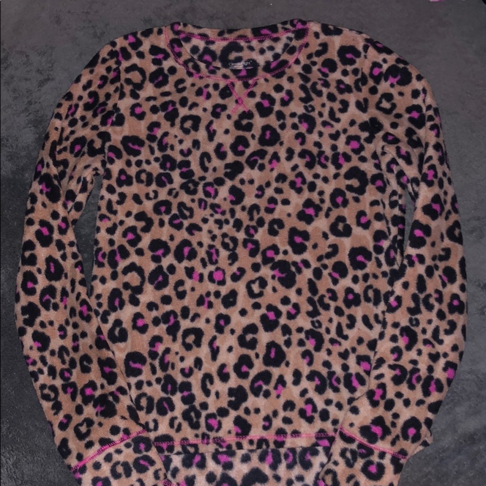 Girl size med cheetah Sweat T-shirt